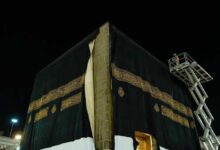 تغيير كسوه الكعبه