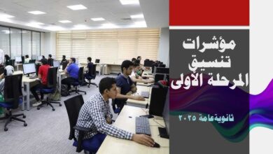 تنسيق الثانوية العامة 2025