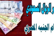 سعر الريال السعودي مقابل الجنيه المصري