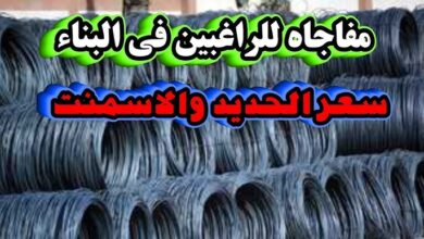 أسعار الحديد والأسمنت