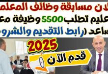 نتيجة مسابقة التربية والتعليم 2025