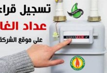 تسجيل قراءة عداد الغاز الشهري