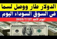 سعر الدولار في السوق السوداء في مصر اليوم