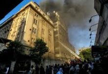 المصرية للاتصالات حريق سنترال رمسيس