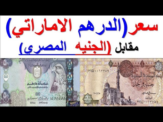 لحظيا.. سعر الدرهم الاماراتي اليوم الأحد 3 أغسطس 2025 في مختلف البنوك المحلية والسوق السوداء 1 سعر الدرهم الاماراتي اليوم