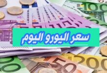 سعر اليورو اليوم في مصر