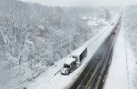 عاصفة ثلجية في امريكا